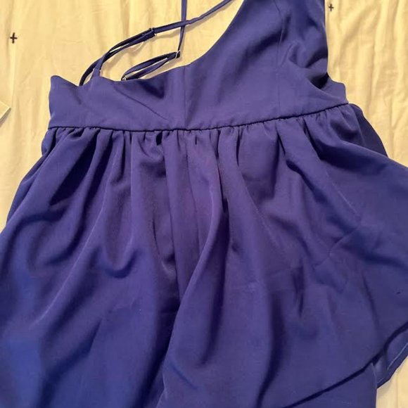Royal Blue Romper - Picture 3 of 4